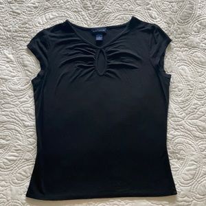ANN TAYLOR BLACK SHIRT